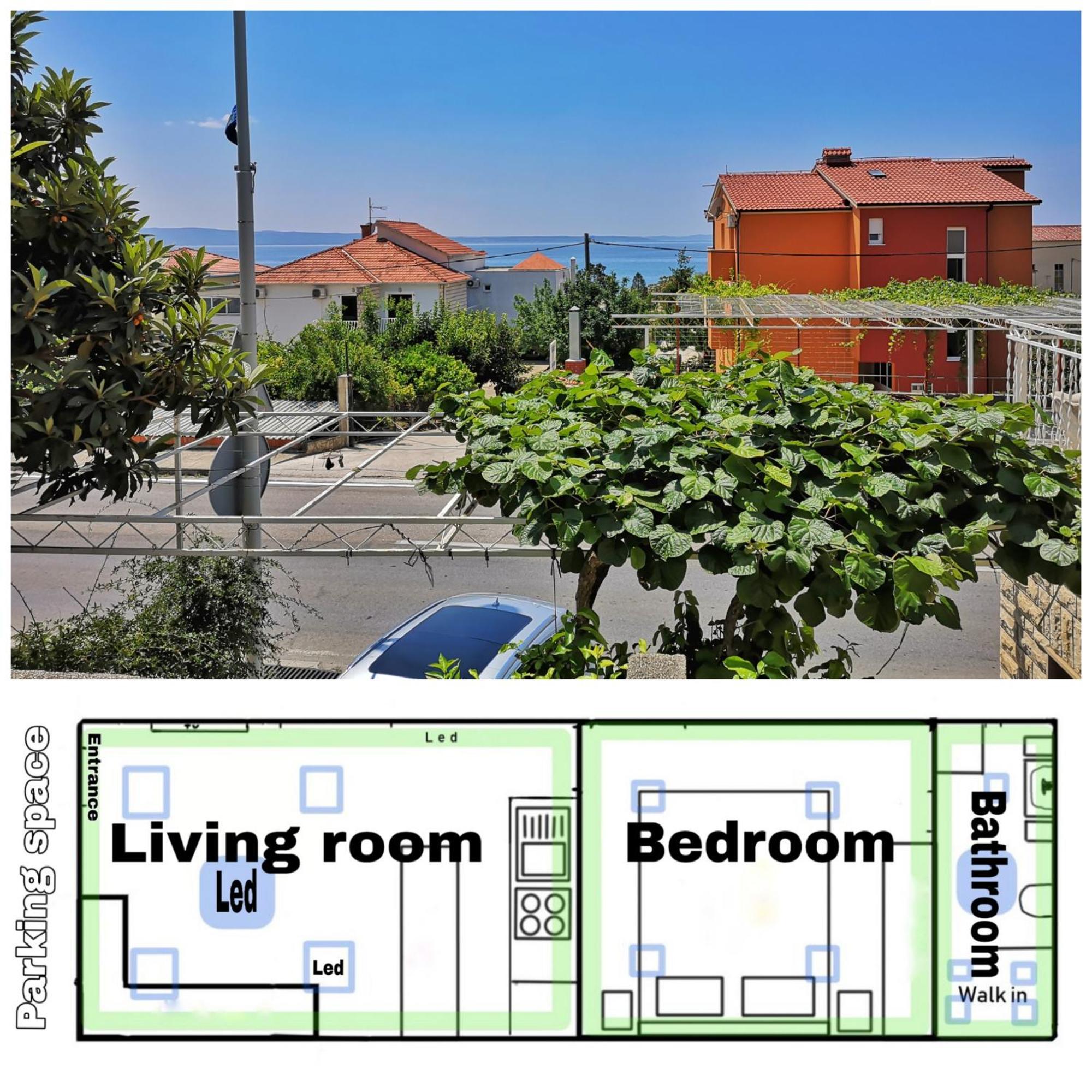 Apartment Del Mar Podstrana Buitenkant foto